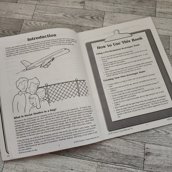 Social Studies In A Bag PRIMARY GRADES 1995 Vtg Teacher Created Materials - Picture 3 of 13